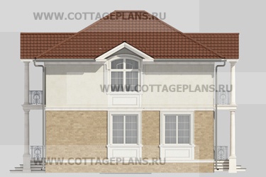 Фасады проект дома 22-91 общ. площадь 194,55 м2