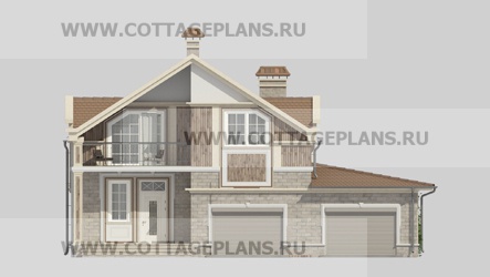 Фасады проект дома 22-94 общ. площадь 289,45 м2