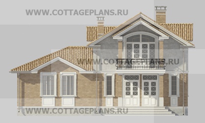 Фасады проект дома 20-92 общ. площадь 318,70 м2