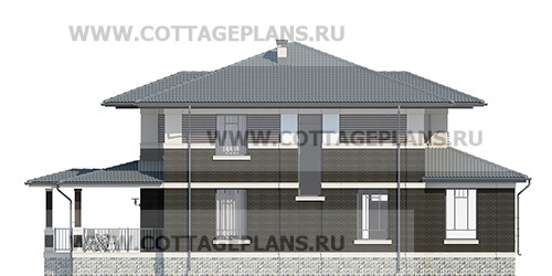Фасады проект дома 78-24 общ. площадь 259,85 м2