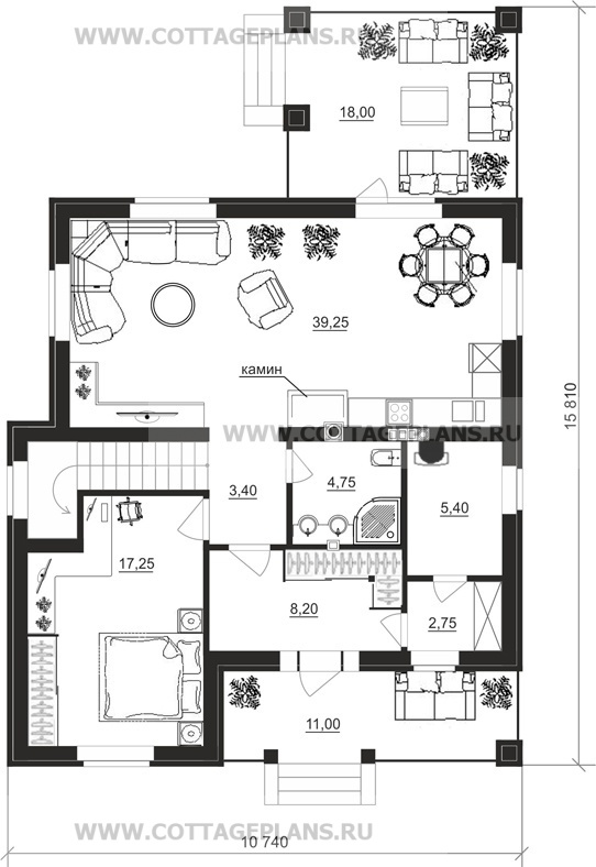 Поэтажные планы проект дома 13-50 общ. площадь 160,45 м2