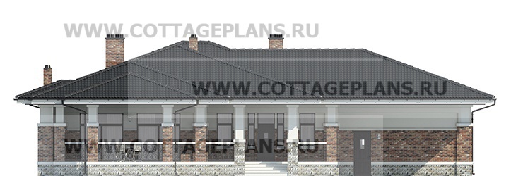 Фасады проект дома 07-60 общ. площадь 170,25м2