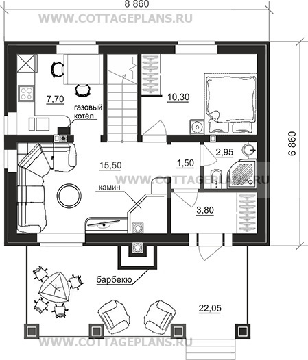 Поэтажные планы проект дома 92-20 общ. площадь 83,50 м2
