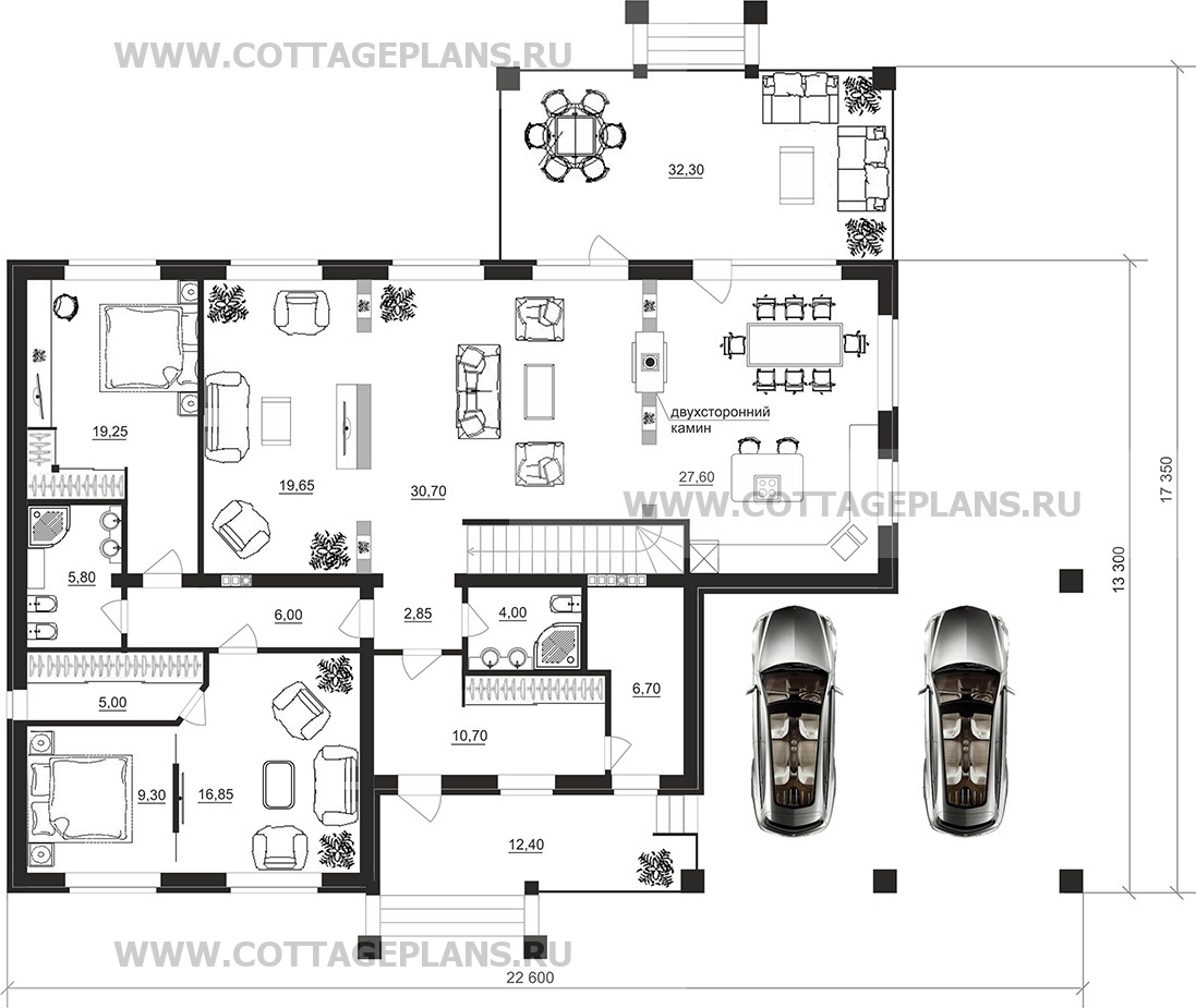 Поэтажные планы проект дома 08-57 общ. площадь 342,95 м2