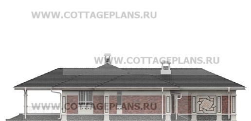 Фасады проект дома 17-36 общ. площадь 367,20 м2