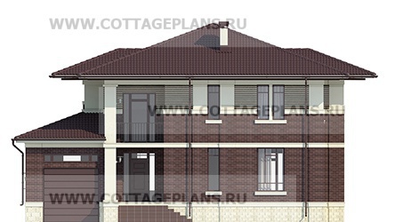 Фасады проект дома 75-65 общ. площадь 183,40 м2