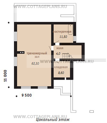 Поэтажные планы проект дома 59-24 общ. площадь 355,1 м2