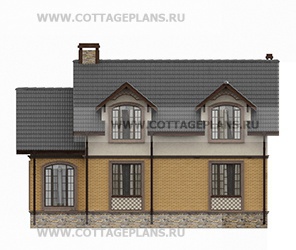 Фасады проект дома 75-29 общ. площадь 146,20 м2