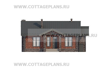 Фасады проект дома 700-58 общ. площадь 111,45м2