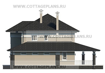 Фасады проект дома 206-68 общ. площадь 137,50м2