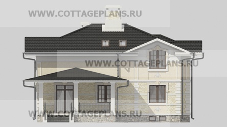 Фасады проект дома 24-58 общ. площадь 391,30 м2