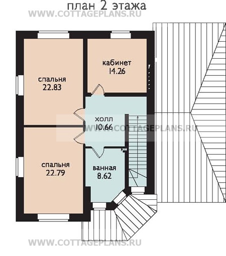 Поэтажные планы проект дома 30-92 общ. площадь 273,8м2
