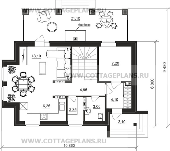 Поэтажные планы проект дома 96-88 общ. площадь 140,30 м2