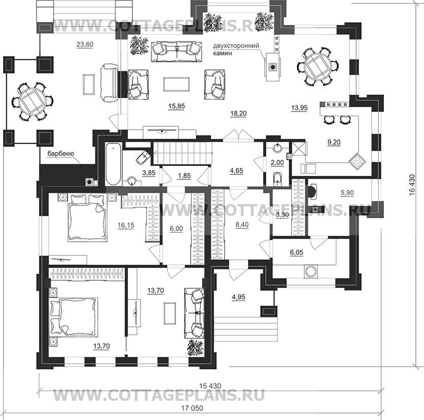 Поэтажные планы проект дома 102-04 общ. площадь 249,35 м2