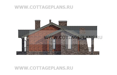 Фасады проект дома 700-58 общ. площадь 111,45м2