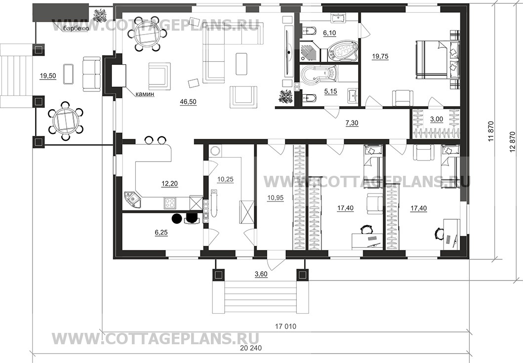 Поэтажные планы проект дома 900-71 общ. площадь 162,25 м2