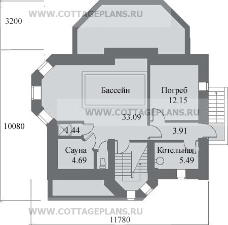 Поэтажные планы проект дома 59-70 общ. площадь 212,7 м2