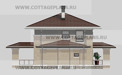 Фасады проект дома 206-83 общ. площадь 131,80м2