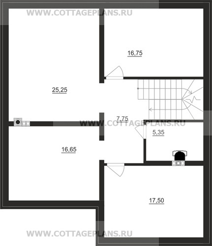 Поэтажные планы проект дома 88-26 общ. площадь 182,85 м2
