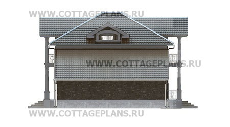Фасады проект дома 21-76 общ. площадь 155,45 м2
