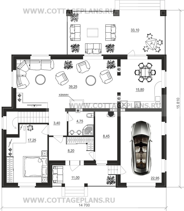 Поэтажные планы проект дома 13-51 общ. площадь 198,85 м2