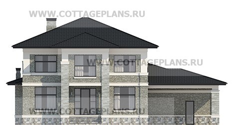 Фасады проект дома 205-32 общ. площадь 325,70 м2