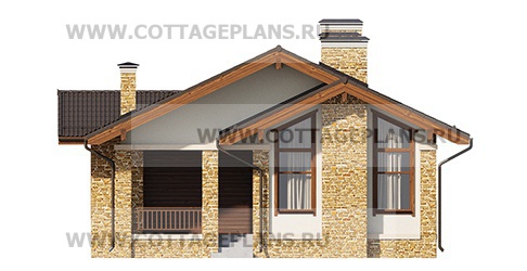 Фасады проект дома 700-32 общ. площадь 98,55 м2