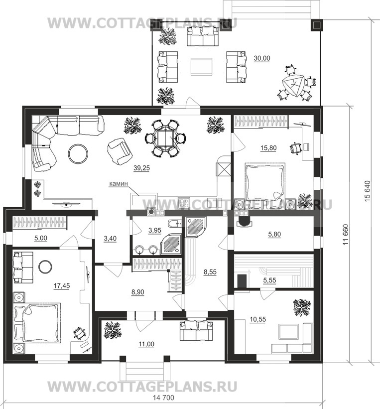 Поэтажные планы проект дома 83-33 общ. площадь 123,75 м2