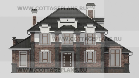 Фасады проект дома 71-68 общ. площадь 380,95 м2