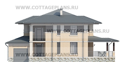 Фасады проект дома 71-83 общ. площадь 240,25 м2