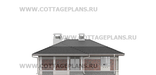 Фасады проект дома 702-65 общ. площадь 167,85 м2