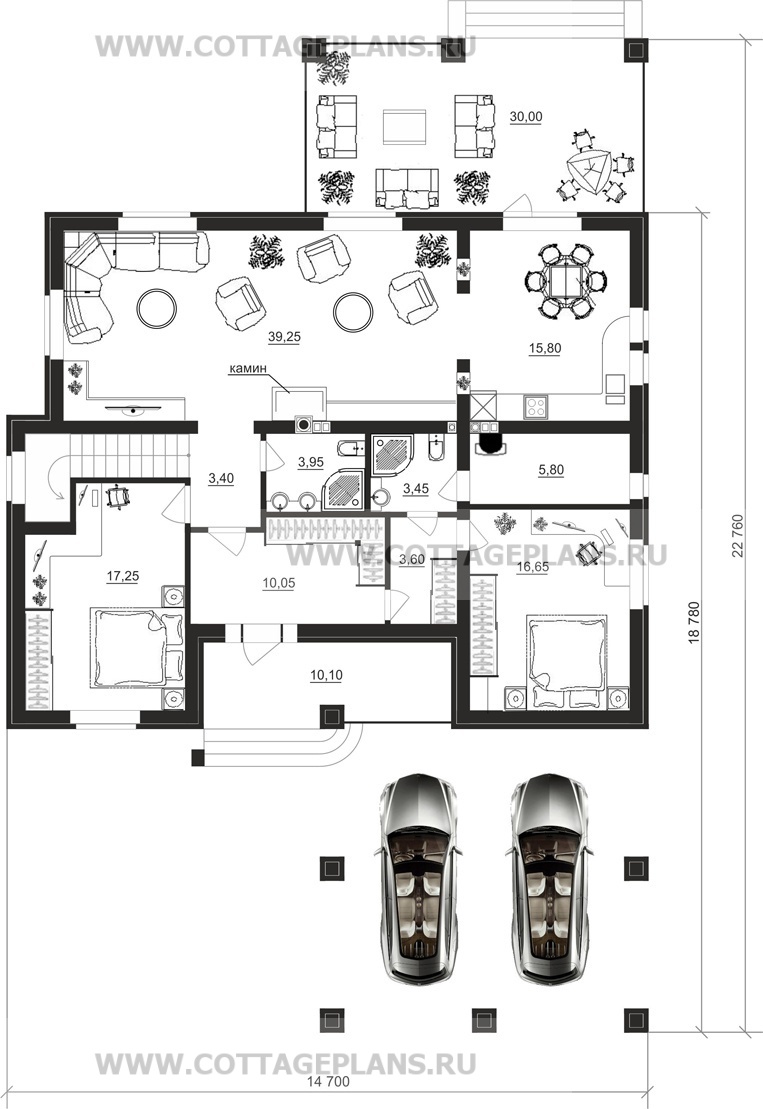 Поэтажные планы проект дома 83-10 общ. площадь 236,40 м2