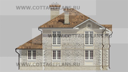 Фасады проект дома 20-77 общ. площадь 368,20 м2