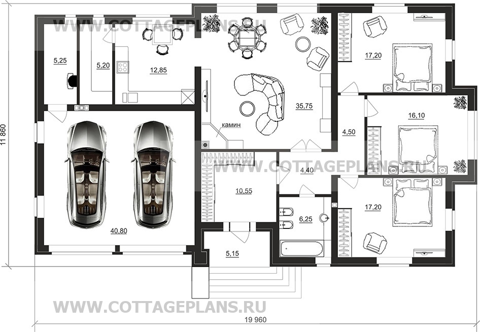 Поэтажные планы проект дома 27-50 общ. площадь 176,05 м2