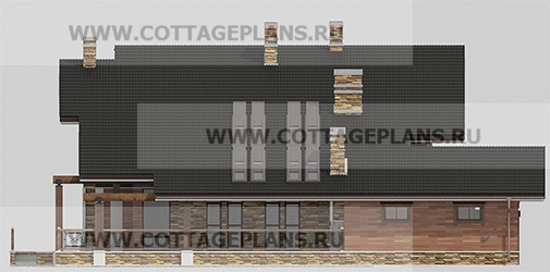 Фасады проект дома 200-53 общ. площадь 350,40 м2