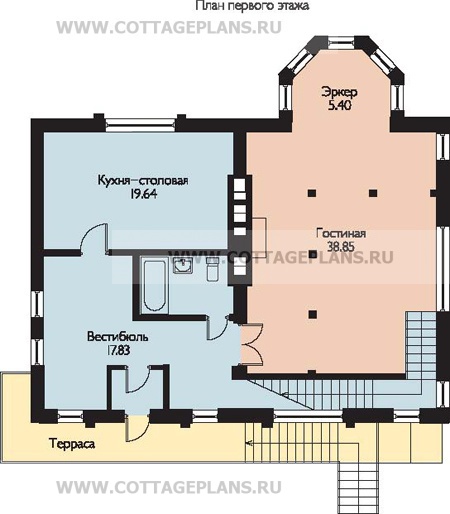Поэтажные планы проект дома 35-48 общ. площадь 396,18 м2