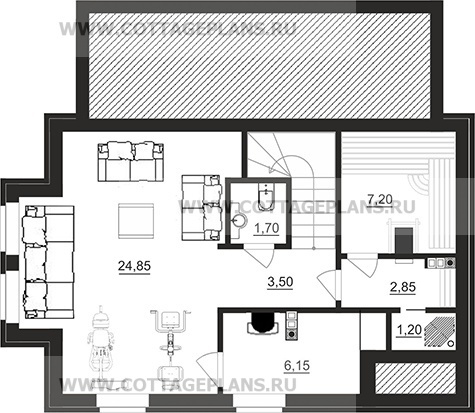 Поэтажные планы проект дома 96-88 общ. площадь 140,30 м2