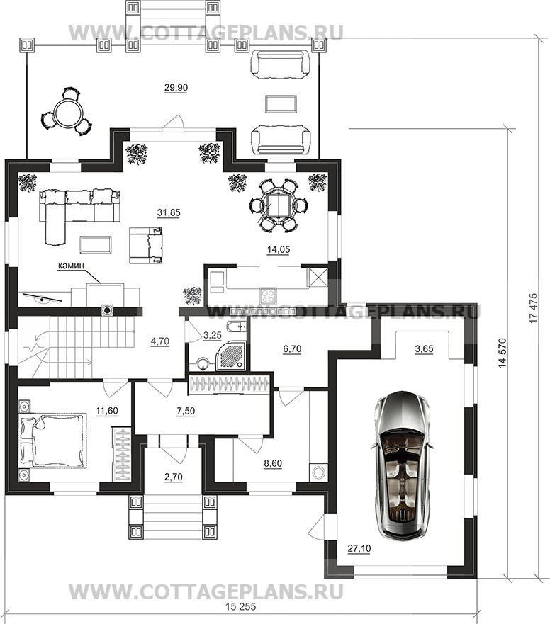 Поэтажные планы проект дома 71-73 общ. площадь 297,35м2