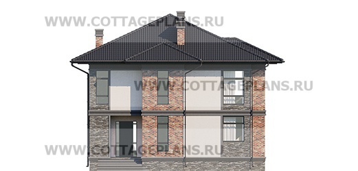 Фасады проект дома 204-66 общ. площадь 216,40 м2