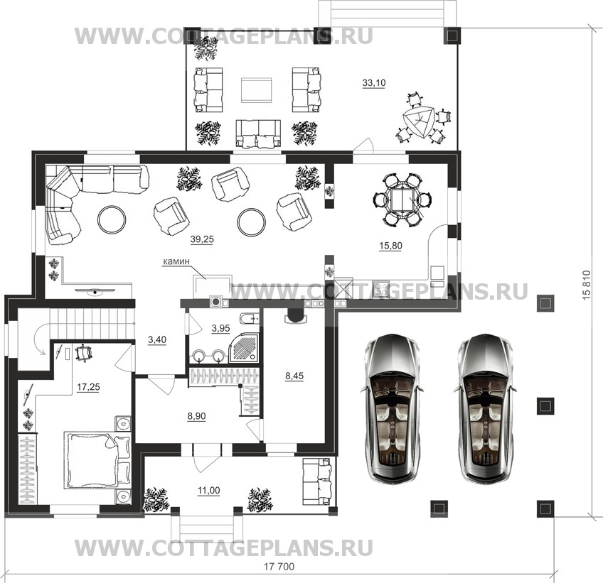 Поэтажные планы проект дома 13-07 общ. площадь 176,45 м2