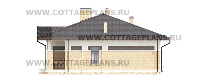 Фасады проект дома 700-12 общ. площадь 122,90 м2