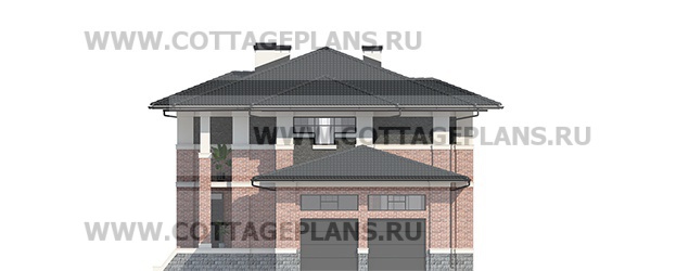 Фасады проект дома 100-86 общ. площадь 305,85 м2
