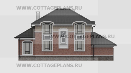 Фасады проект дома 92-45 общ. площадь 169,40 м2