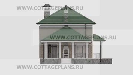 Фасады проект дома 71-46 общ. площадь 276,15 м2