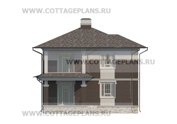Фасады проект дома 17-00 общ. площадь 265,15 м2