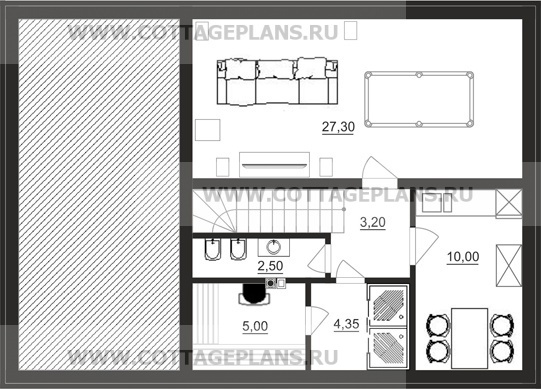 Поэтажные планы проект дома 14-87 общ. площадь 151,50 м2