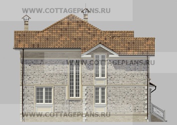 Фасады проект дома 20-77 общ. площадь 368,20 м2