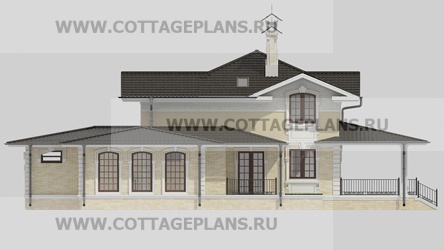 Фасады проект дома 17-64 общ. площадь 547,60 м2