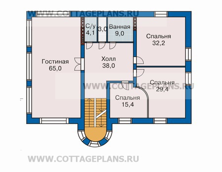 Поэтажные планы проект дома 32-74 общ. площадь 389,0м2