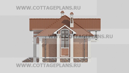 Фасады проект дома 76-93 общ. площадь 328,40 м2